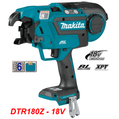  Máy buộc dây kẽm dùng pin 18V Makita DTR180Z 