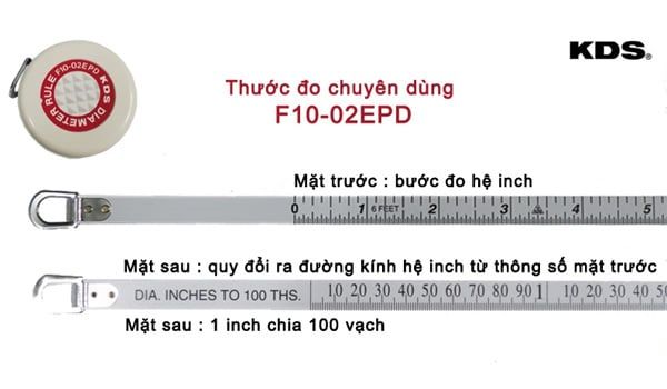  Thước đo chuyên dùng 2m KDS F10-02EP 