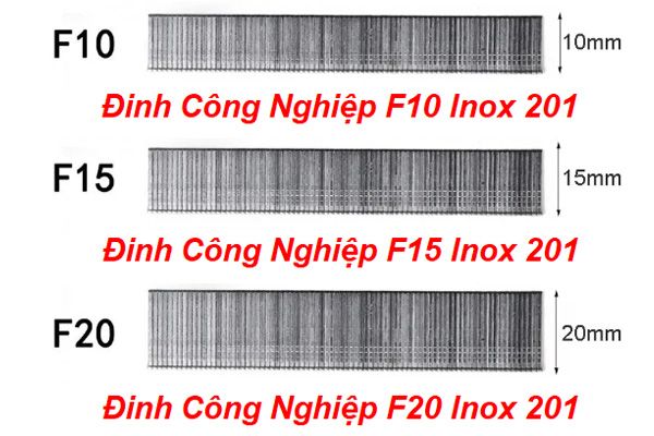  Đinh công nghiệp Meite F10 Inox 201 