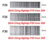 Đinh công nghiệp Meite F30 Inox 304