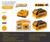 Bộ 2 pin 20Vx4.0Ah và 1 sạc P20S 20V INGCO FBCPK1424