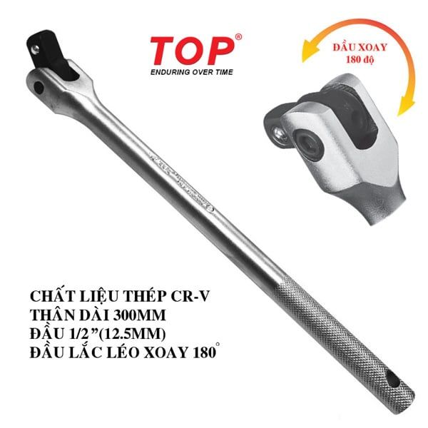  Cần siết đầu lắc léo 1/2 Inch dài 12 Inch TOP FH-1212M 