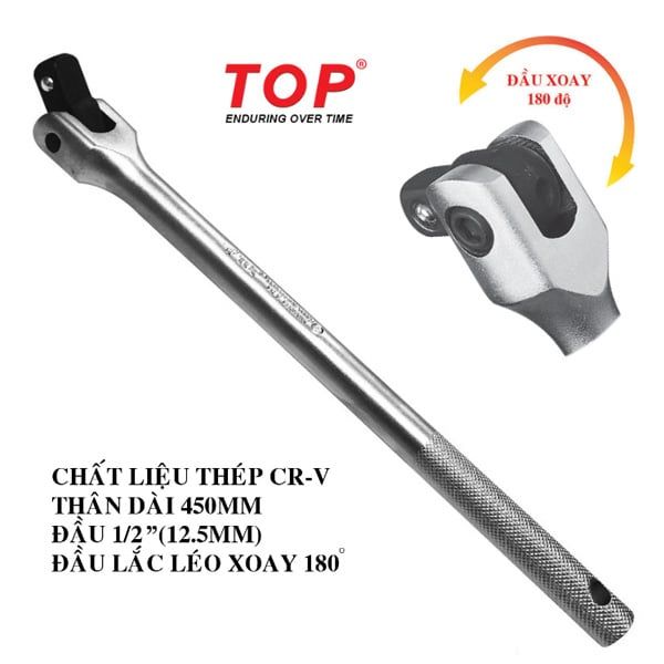  Cần siết đầu lắc léo 1/2 Inch dài 18 Inch TOP FH-1217M 