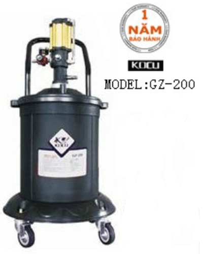  Máy bơm mỡ bằng khí nén 30L KOCU GZ-200 