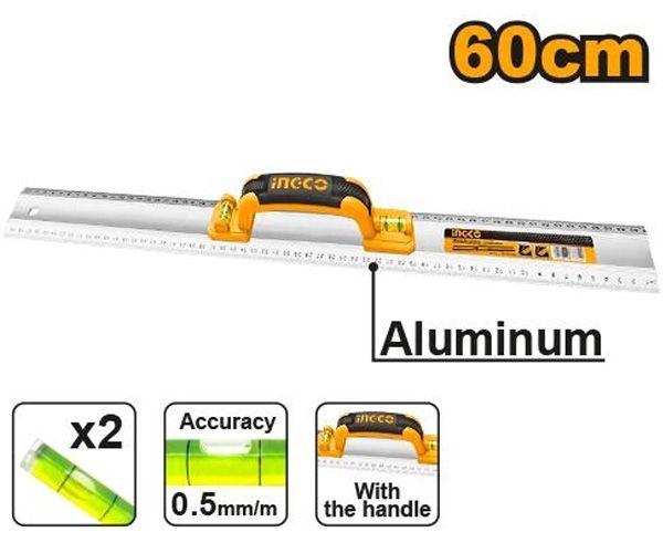  Thước nhôm xây dựng 60cm Ingco HAR01060 