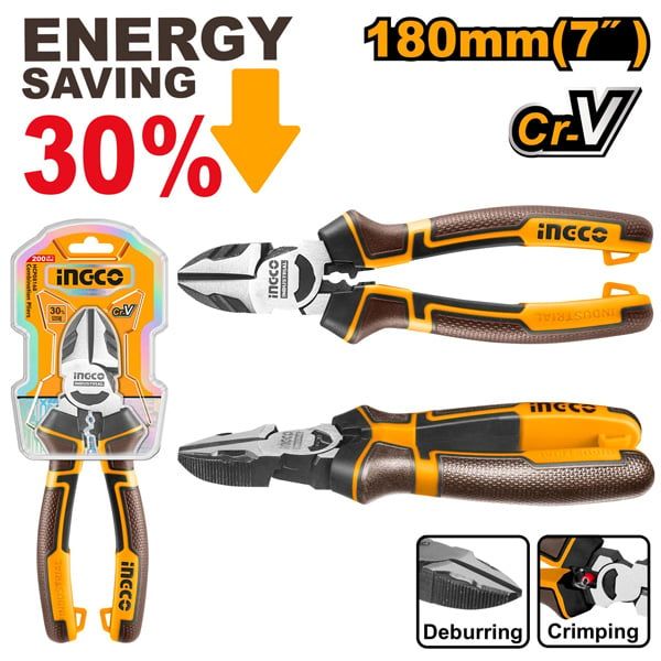  Kìm cắt cao cấp 7 inch/180mm Ingco HHLDCP28180 