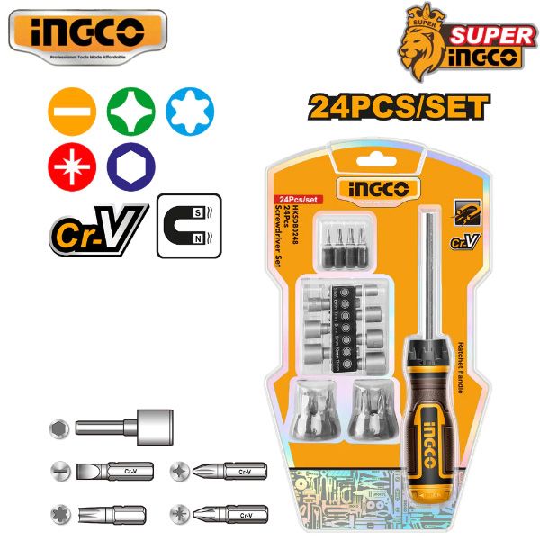  Bộ 24 tua vít Ingco HKSDB0248 