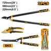 Bộ 3 kéo cắt cây kiểng Ingco HLT76033