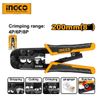 Kìm bấm cos dây điện trợ lực 8 inch/200mm Ingco HMPCN2468R