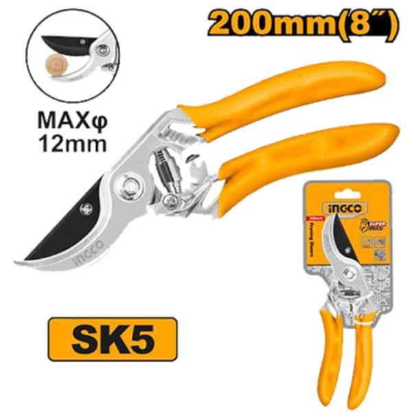  Kéo cắt tỉa cành 8 inch/ 200mm Ingco HPS0109 