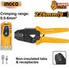 Kìm bấm cos dây điện 0.5-6mm2 Ingco HRCPC0506