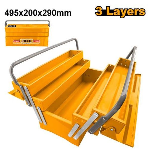  Thùng đựng đồ nghề 3 tầng 495x200x290mm Ingco HTB02 