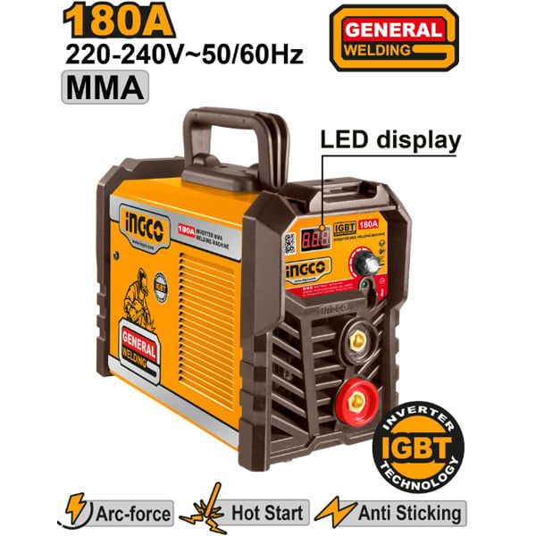  Máy hàn điện tử MMA 180A INGCO ING-MMA18028 