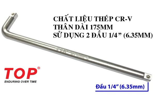  Cần siết 2 đầu cong chữ L 1/4 Inch dài 7 Inch TOP LH-1406M 