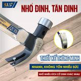  Búa cán Inox cao cấp đầu tròn 13oz LS300603 