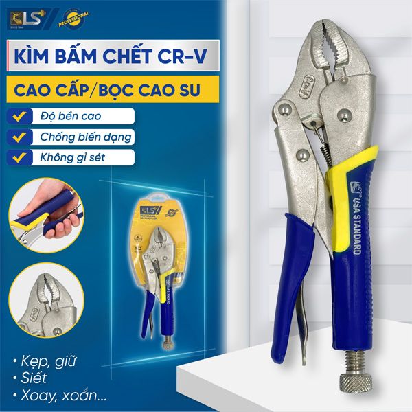  Kìm bấm cán bọc cao su 10 inch/ 250mm LS310111 