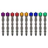  Bộ 10 mũi vặn vít 2 đầu PH2x65mm nam châm LS400528 