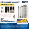 Bộ mũi khoan đa năng 4 cạnh cao cấp 5 cây LS400708