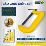  Cảo chữ C vàng 5 inch/ 125mm LS800114 