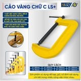  Cảo chữ C vàng 6 inch/ 150mm LS800115 