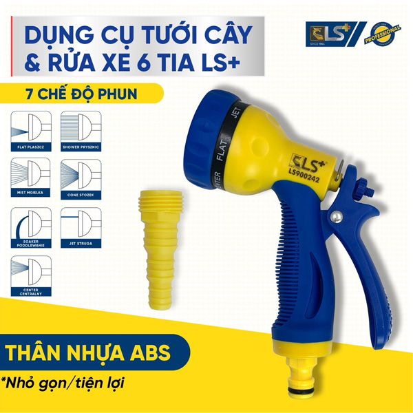  Vòi xịt tưới cây 6 tia LS900242 