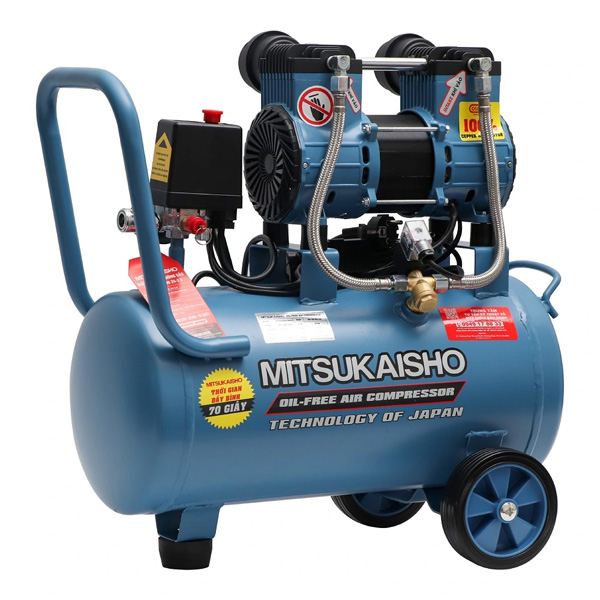 Máy nén khí không dầu 2.0HP bình 24L Mitsukaisho 24-2.0