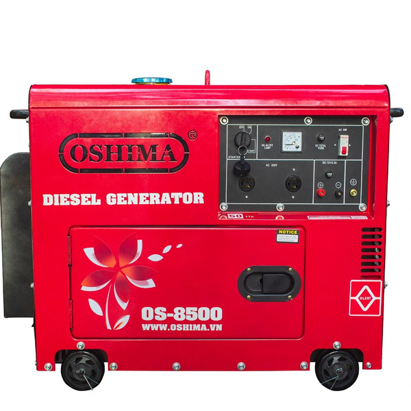 Máy phát điện dùng dầu Diesel 7KW có đề Oshima OS-8500