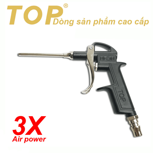  Súng thổi bụi dùng hơi đầu dài xi đen TOP PA-754-DG-10B 