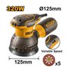 Máy chà nhám lệch tâm 125mm INGCO RS3216