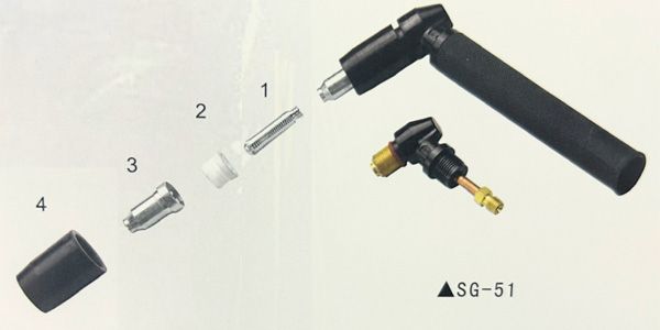  Đầu súng cắt plasma SG51 