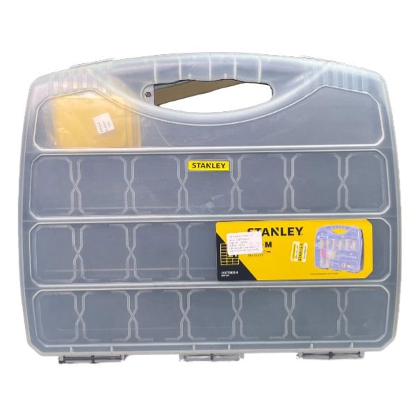  Hộp nhựa 21 ngăn đựng linh kiện 380x300x60mm Stanley STST73823-8 