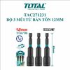 Bộ 3 mũi bắn tôn 12mm có từ Total TAC271231