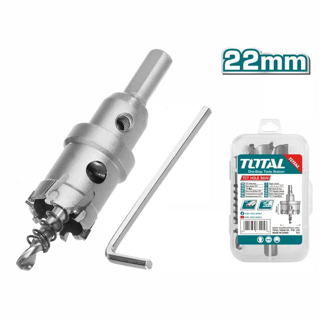  Mũi khoét lỗ TCT 22mm Total TAC48221 