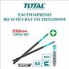 Bộ 10 mũi bắt vít PH2x250mm Total TACIM16PH2103