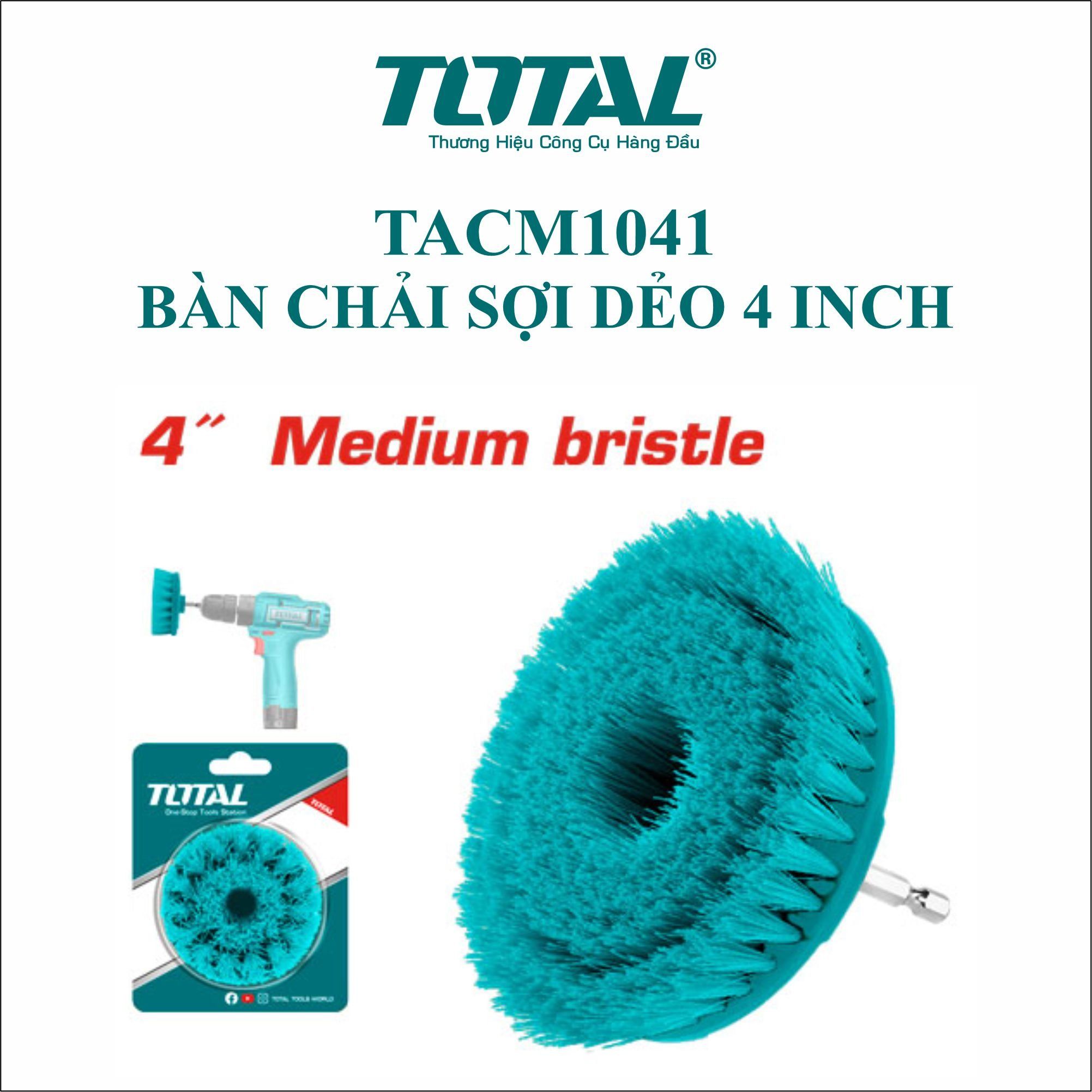  Bàn chải sợi dẻo 4 inch Total TACM1041 