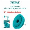 Bàn chải sợi dẻo 4 inch Total TACM1041