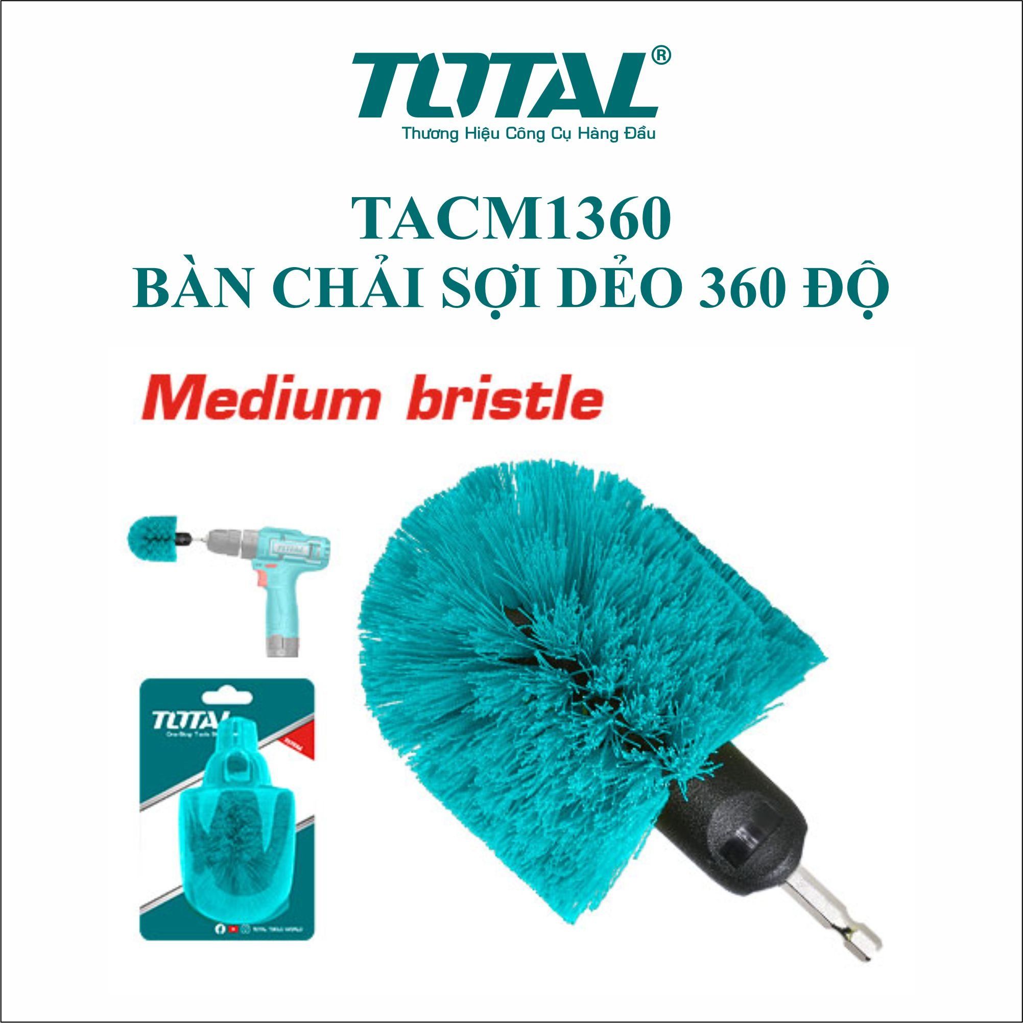  Bàn chải sợi dẻo 360 độ Total TACM1360 