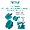 Bộ 3 bàn chải sợi làm sạch Total TACM3001