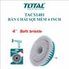 Bàn chải sợi mềm 4 inch  Total TACS1401