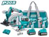  Combo máy cưa đĩa, cưa lọng, vặn vít và khoan dùng pin 20V Total TCKLI2010 