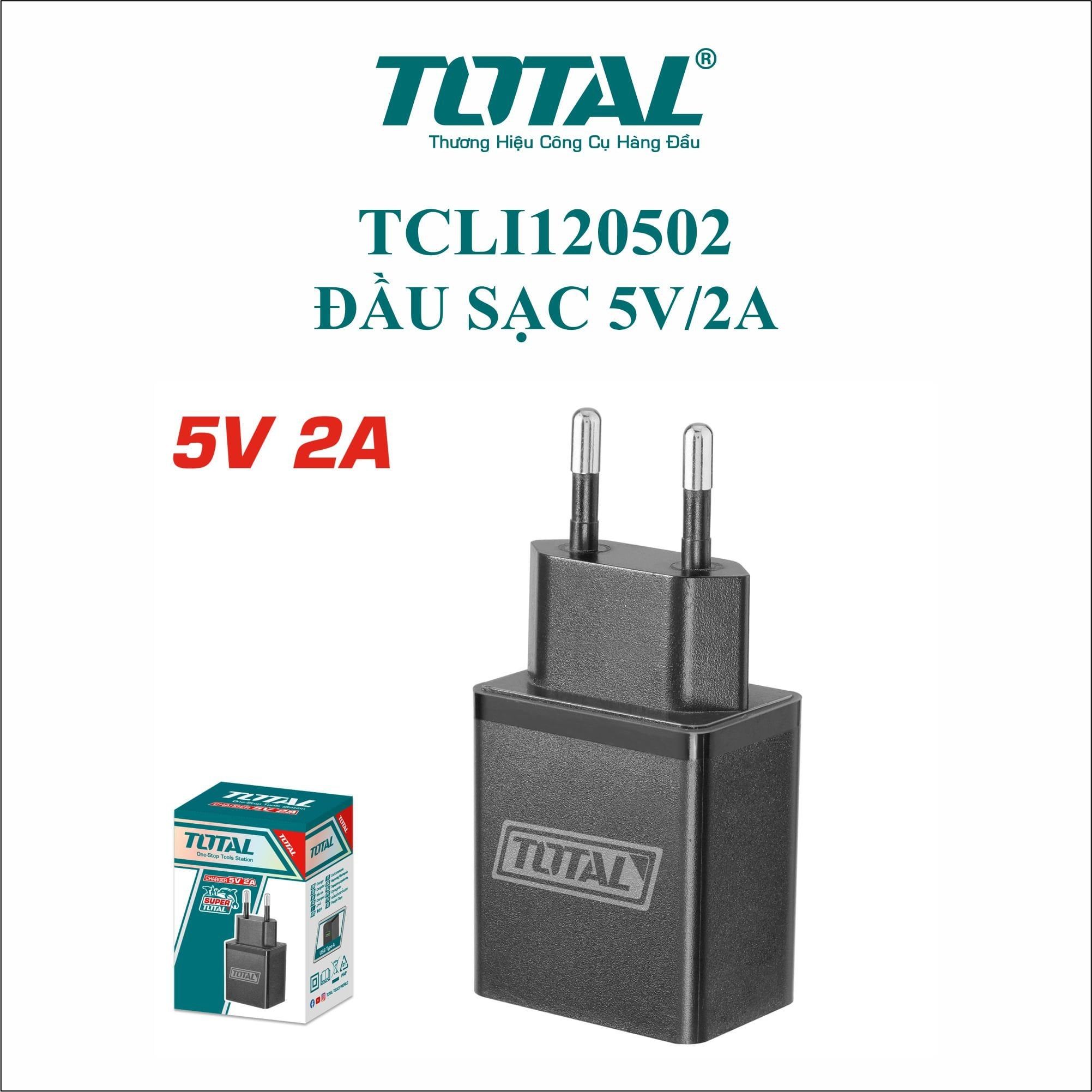  Đầu sạc 5V/2A Total TCLI120502 