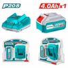 Bộ 1 pin và 1 sạc P20S 20Vx4.0Ah Total TFBCPK1214