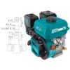  Động cơ nổ dùng xăng 5.5HP Total TGEN1681 