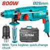  Máy khoan bê tông 3 chức năng 800W Total TH308268-2 