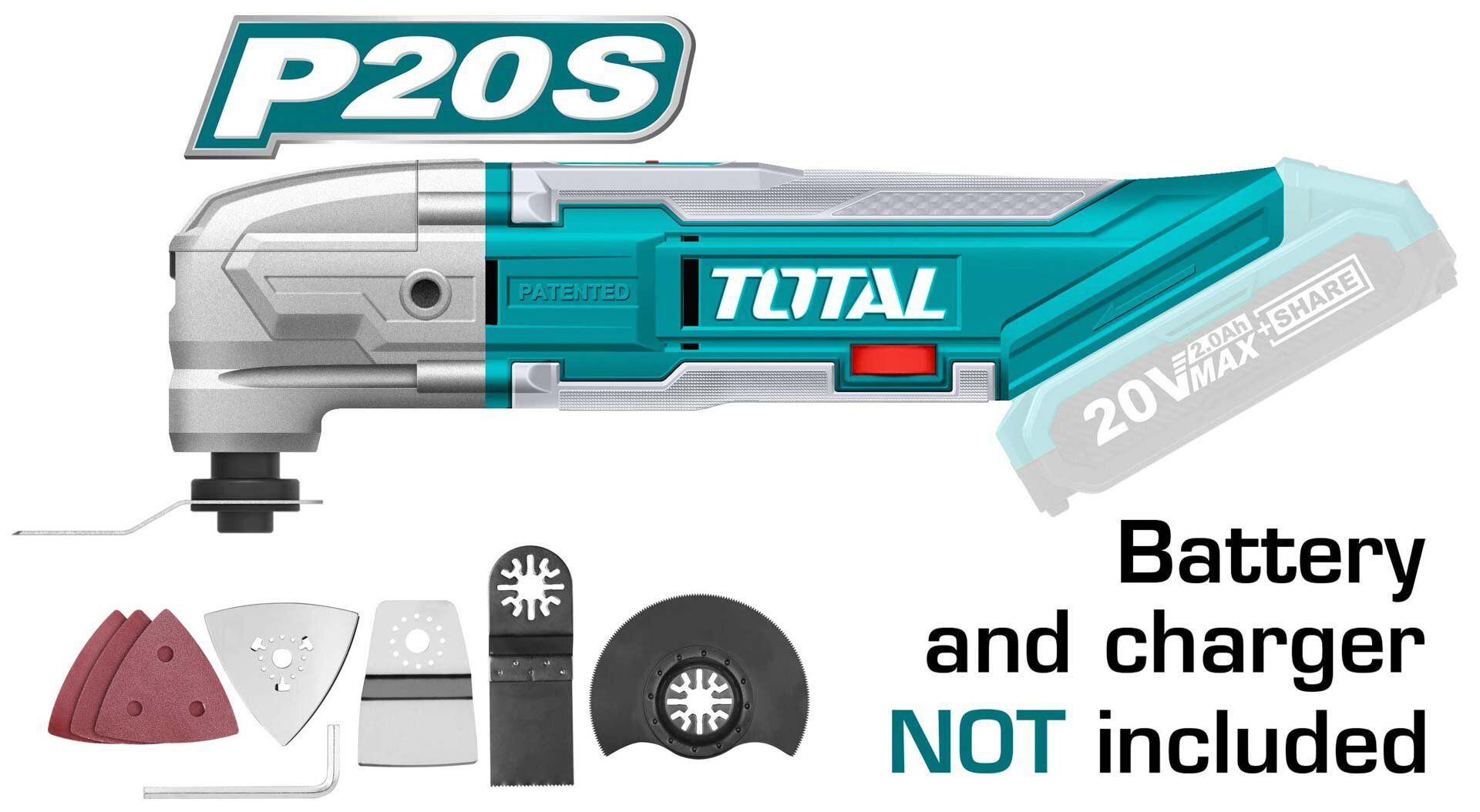  Máy cắt đa năng dùng pin 20V Total TMLI2001 