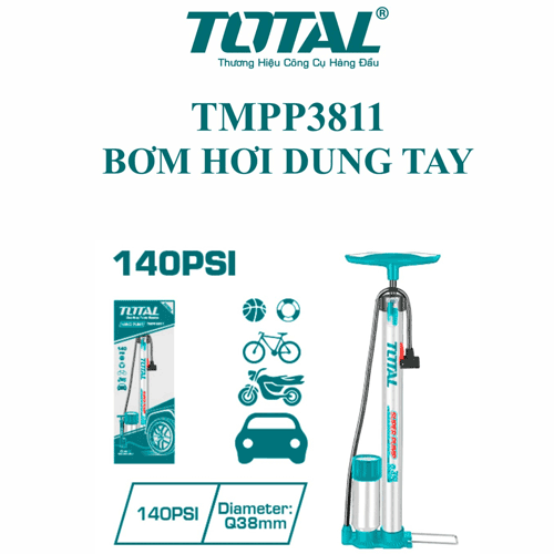  Bơm hơi dùng tay Total TMPP3811 