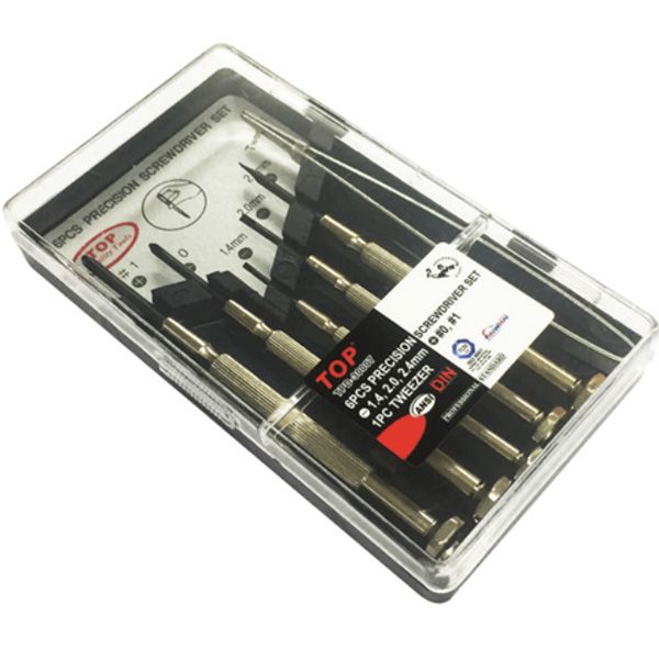  Bộ tua vít sửa đồng hồ 6 cây có nhíp TOP TPD-30007 