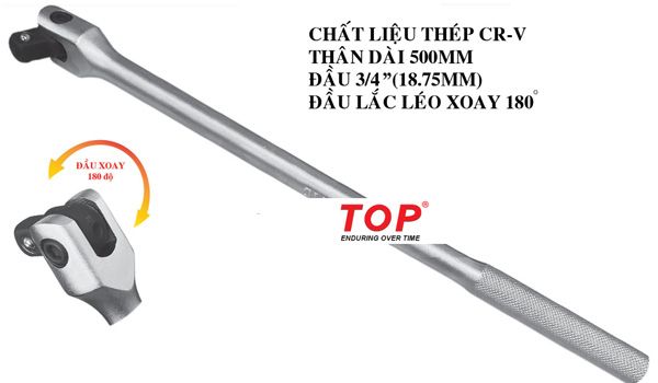  Cần siết đầu lắc léo 3/4 Inch dài 20 Inch TOP TSA-00004M 