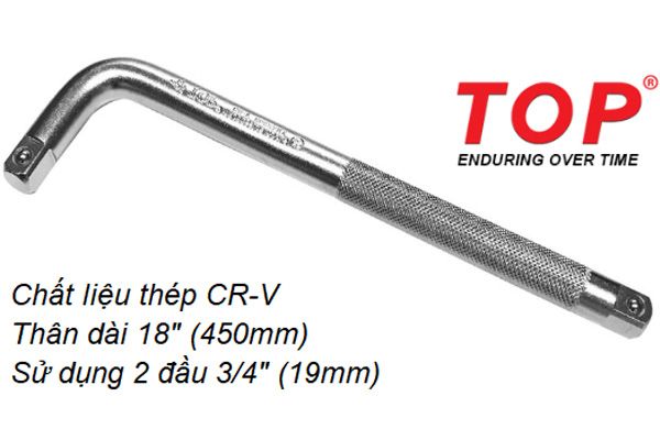  Cần siết 2 đầu cong chữ L 3/4 Inch dài 18 Inch TOP TSA-00007DH 