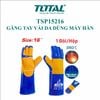 Găng tay vải da dùng máy hàn Total TSP15216